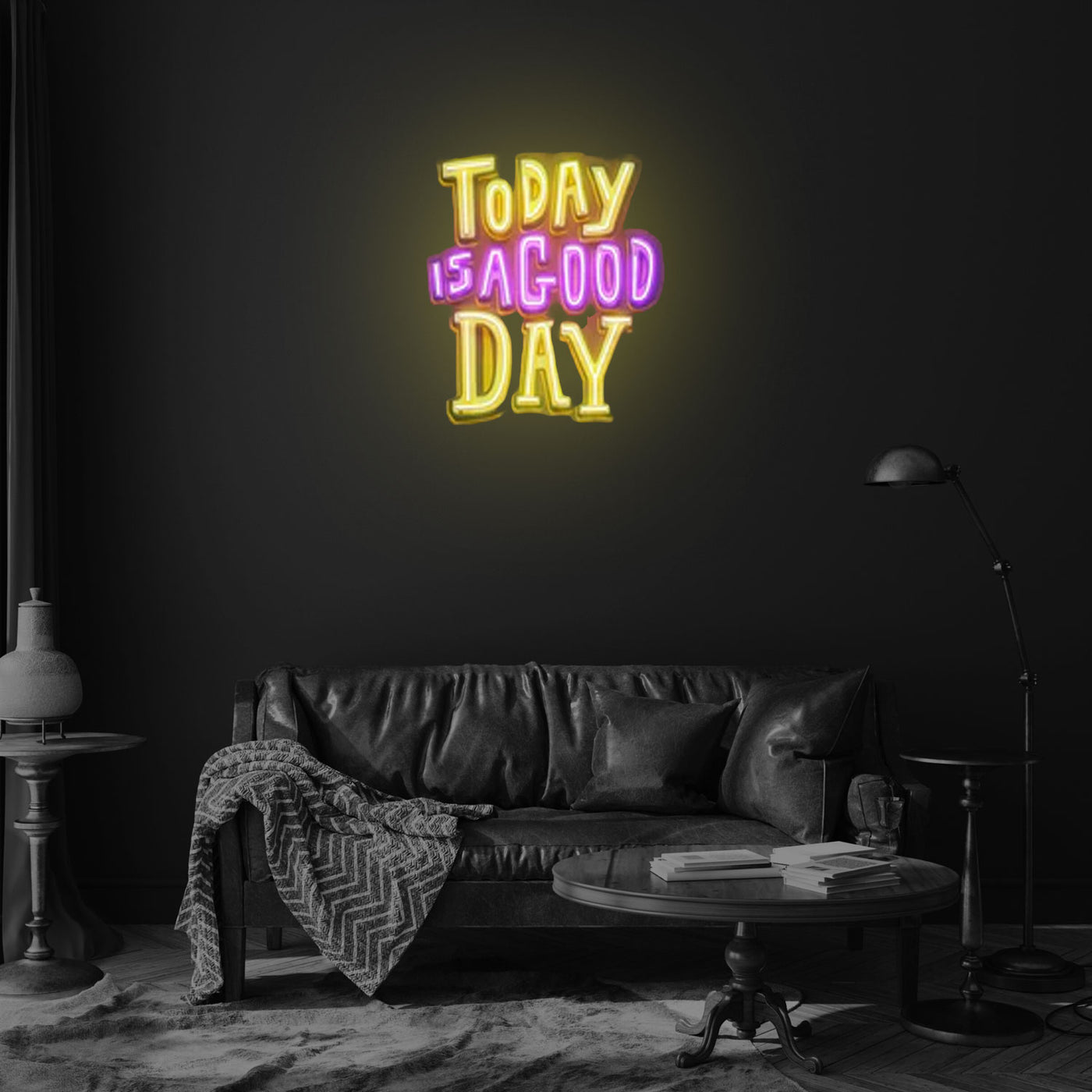 Today Is A Good Day Led Neon Acrylic Artwork