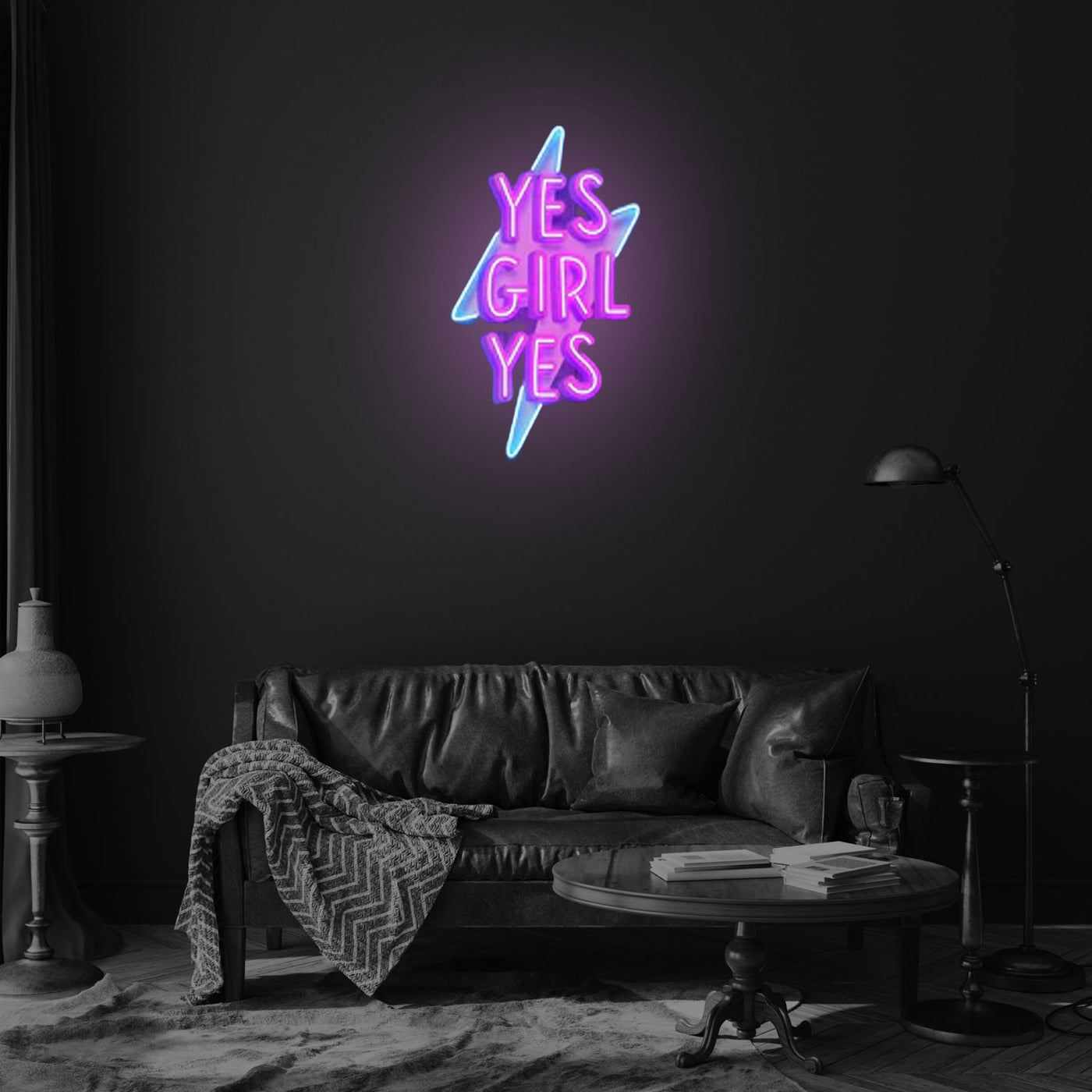 Yes Girl Yes Led Neon Acrylic Artwork