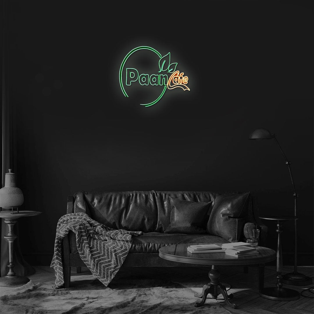 Paan Cafe Neon Sign