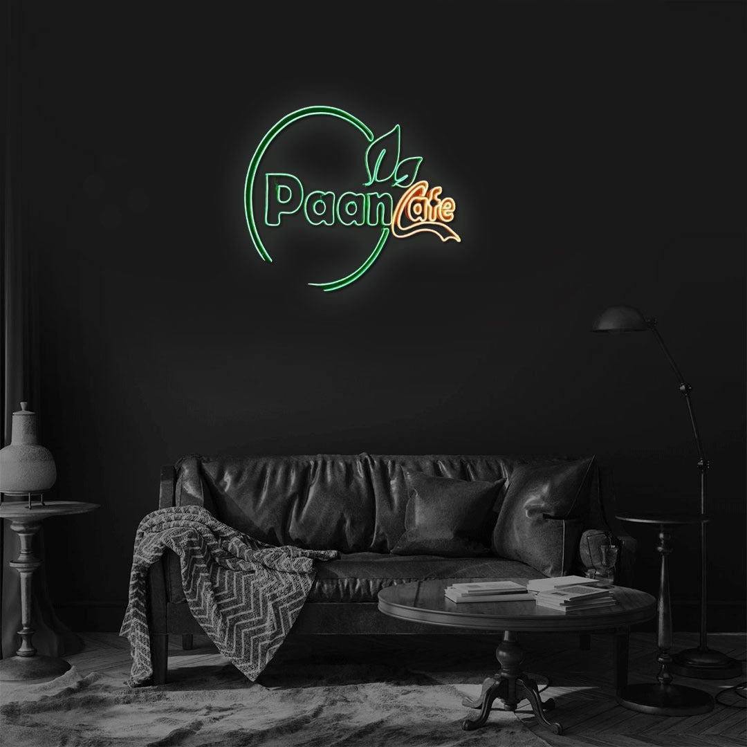Paan Cafe Neon Sign