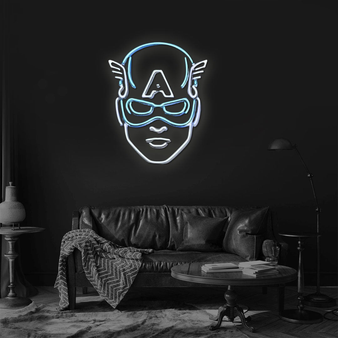 Captain America Neon Sign