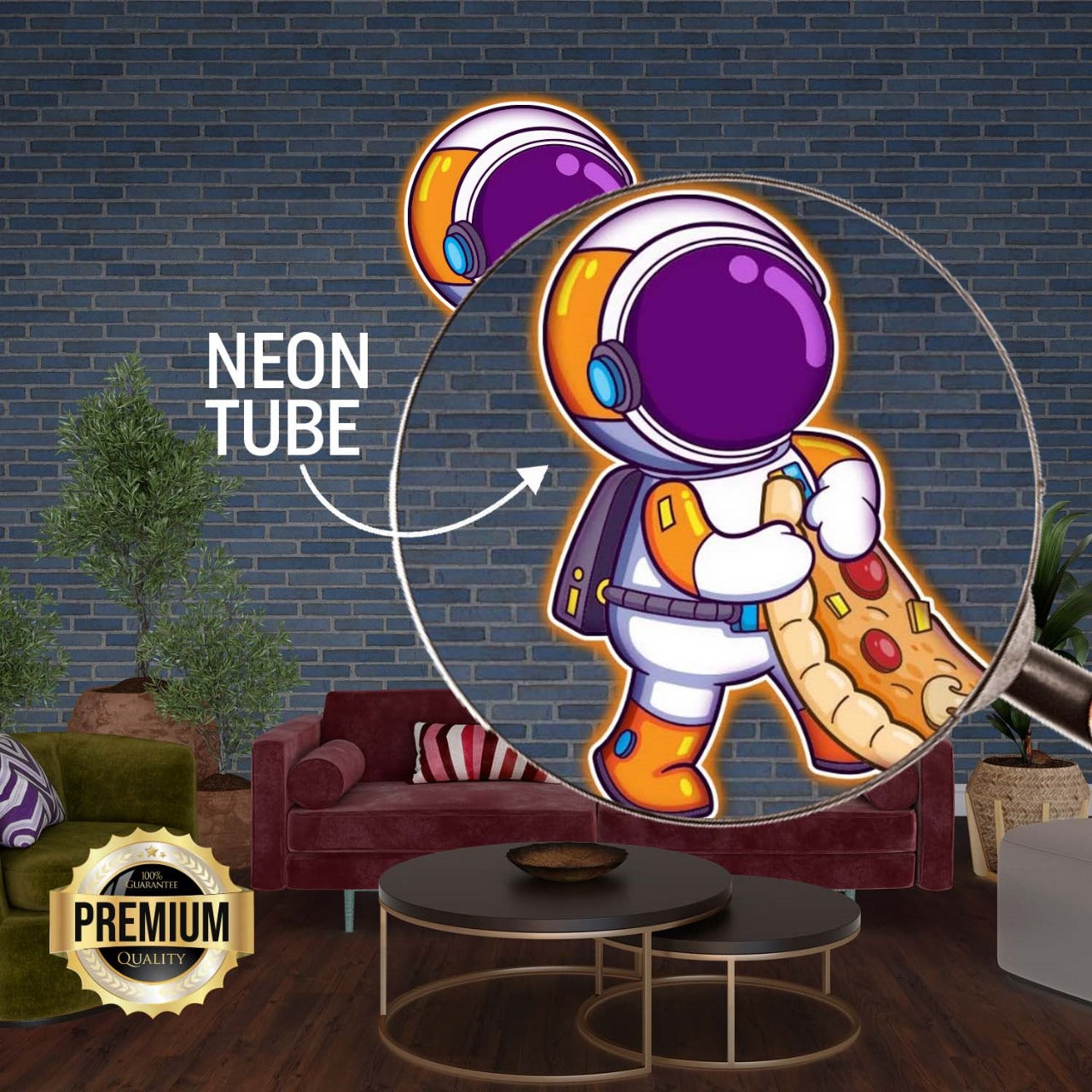 Hungry Astronaut Neon Light LED