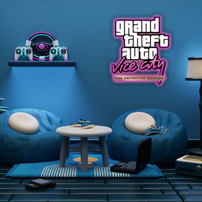 Grand Theft Auto Neon Light LED Sign