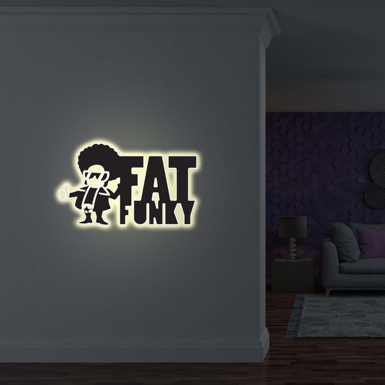 Fat Funky Neon Light LED Sign