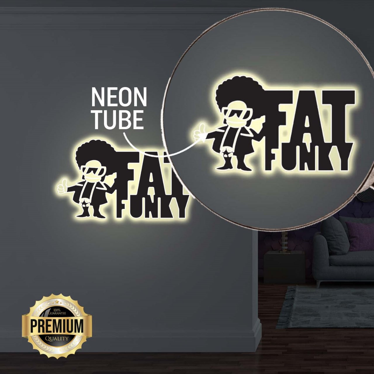 Fat Funky Neon Light LED Sign