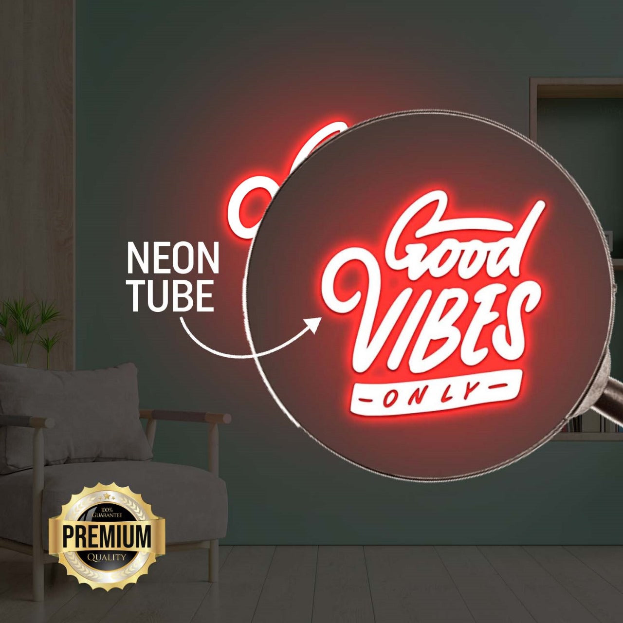 GOOD VIBES ONLY NEON SIGN