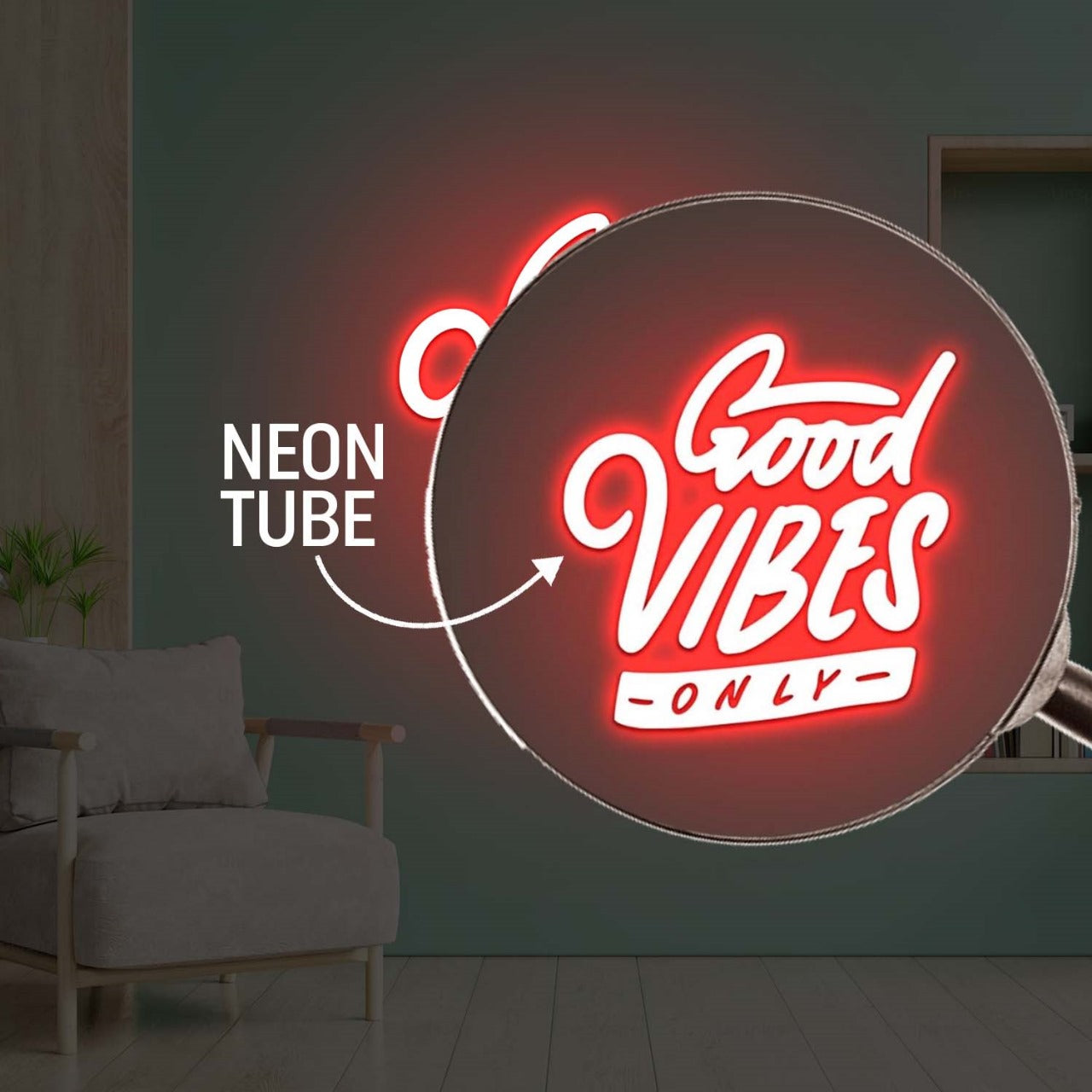 GOOD VIBES ONLY NEON SIGN