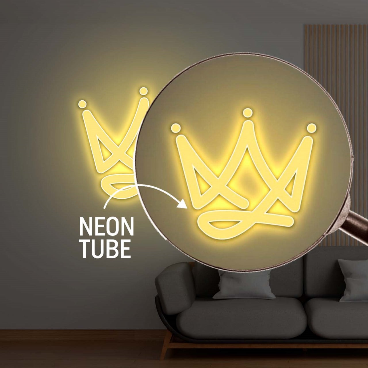 CROWN NEON LED LIGHT