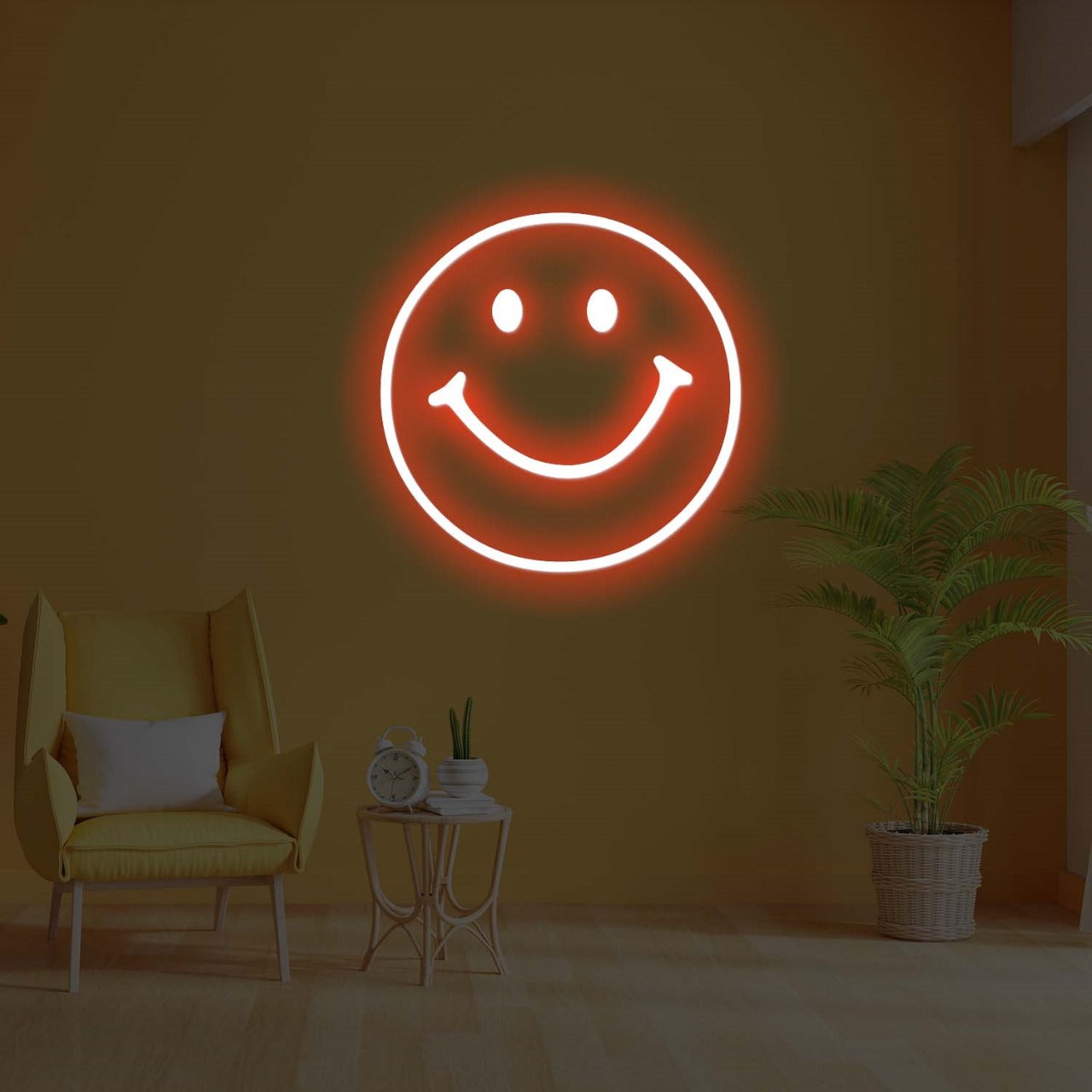 SMILEY FACE NEON SIGN