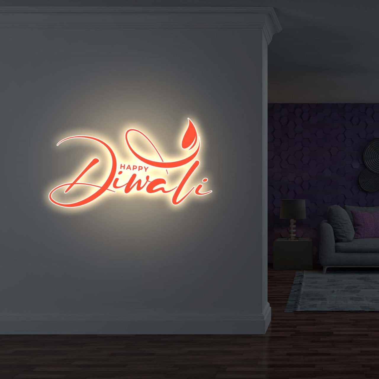 DIWALI NEON LED SIGN