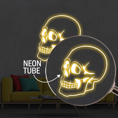 HALLOWEEN NEON SIGN | SKULL NEON LIGHT SIGN